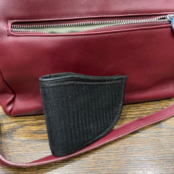 Damsel In Defense Concealed Carry Purse Cranberry Janie’s Gotta Crossbody Bag - Picture 9 of 16